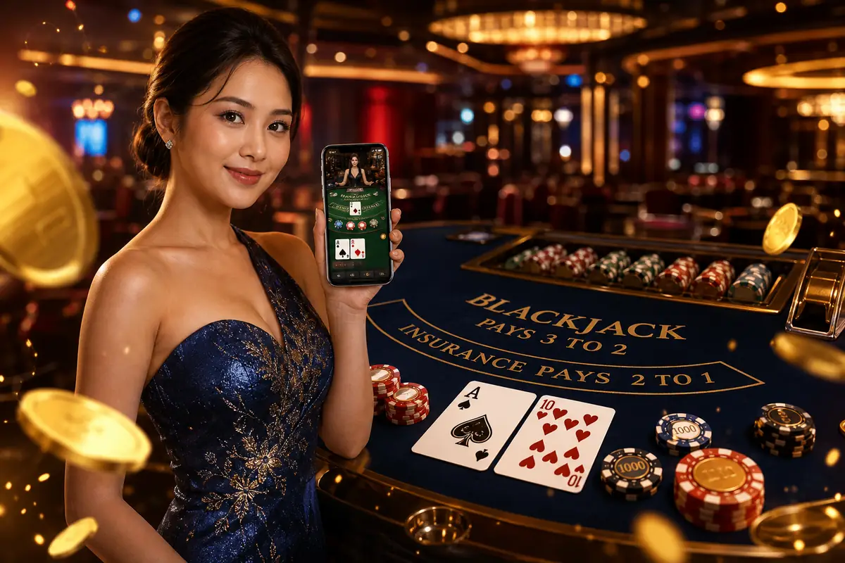 manum888 Casino meja live dealer profesional